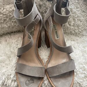 Steve Madden Gray Women's Sandals
